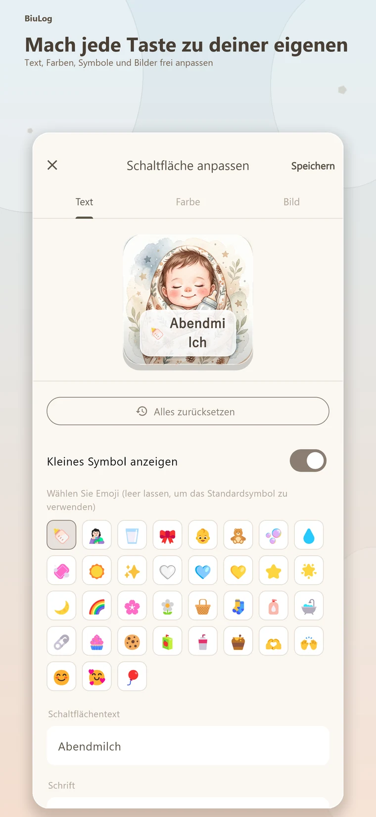 Eigene Starttasten